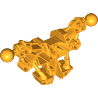 Lego Large Figure Skeletal, Torso with 2 Ball Joints (Piraka) / Bright Light Orange