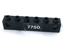 Lego Electric, Train Light Prism 1 x 6 Holder with '7750' Pattern (Sticker) - Set 7750