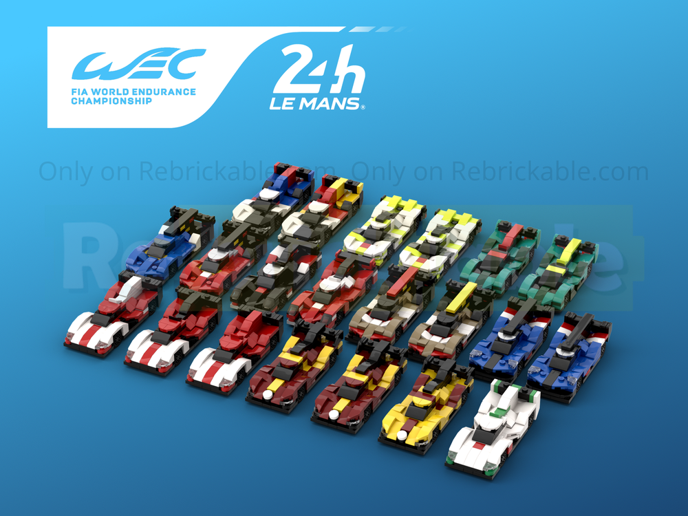 Lego Mini Le Mans 2025 grid