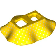 Minifig Hipwear Skirt with Small White Spots Print / Yellow