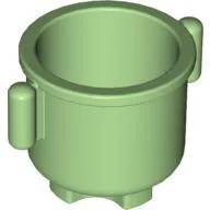 Duplo Kettle with Closed Handles 2 x 2 x 1.5 / Medium Green