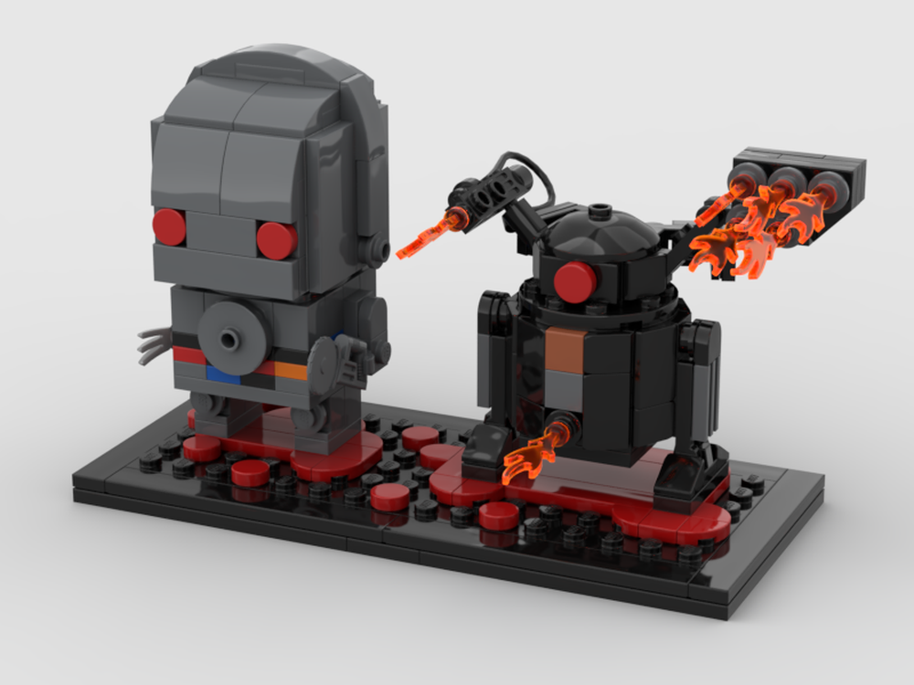 Lego BT-1 and Triple Zero (0-0-0) Brickheadz MOC