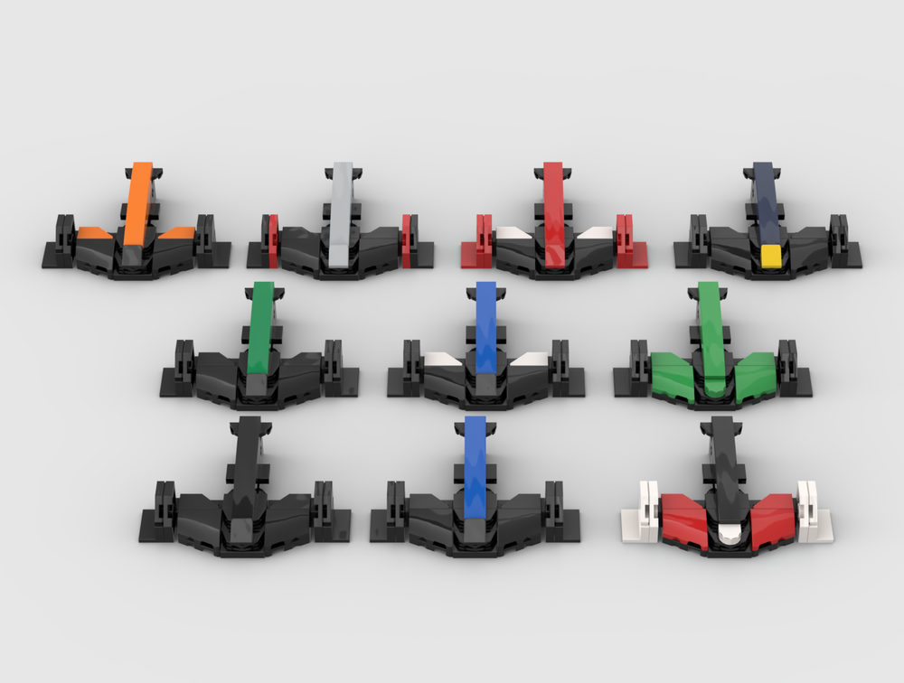 Lego F1 2026 Reg Noses