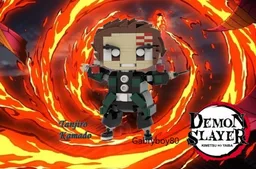 BrickPop Demon Slayer -Tanjiro Kamado-