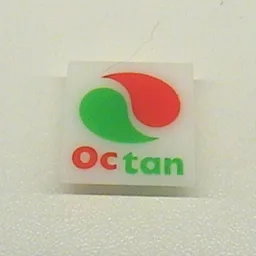 Light Sign 2 x 2 Clip on Back with Octan Logo Print / Milky White