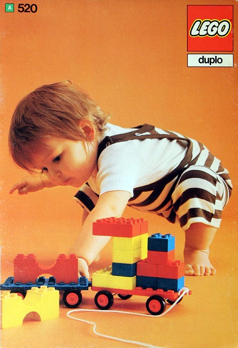 Lego Bricks, Half Bricks, Two Trolleys