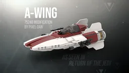PiXEL-DANs Resistance A-Wing Starfighter 75248 MODIFICATION