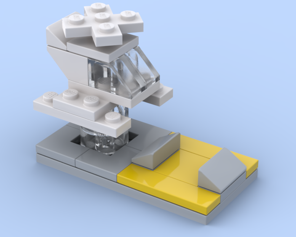 Lego Mini Helicopter w/ Landing Pad