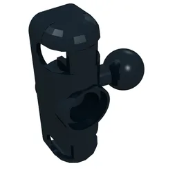 Technic Steering Arm Small with Towball / Black