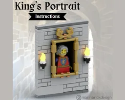 King's Portrait - Lego Castle Moc