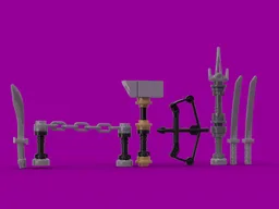 Ninjago moto Show Accurate Weapons