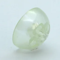 Dome Hemisphere 3 x 3 Ball Turret with Marbled Trans-Clear Pattern / Glow In Dark Trans
