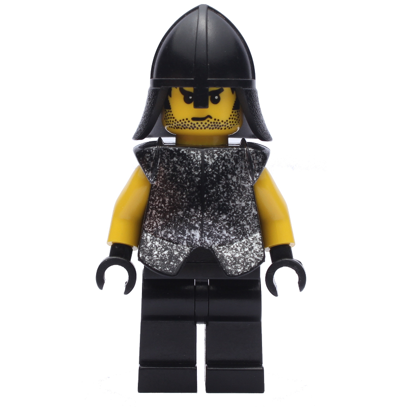 Lego Rouge Knight, Black and Yellow, Black Helmet