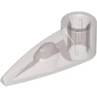 Technic Tooth 1 x 3 with Axle Hole [Rounded Underside] / Trans-Brown