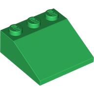 Lego Brick Sloped 33° 3 x 3 / Green