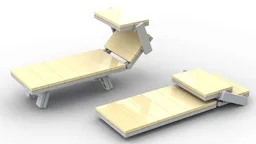 Italian Sun Lounge Chair