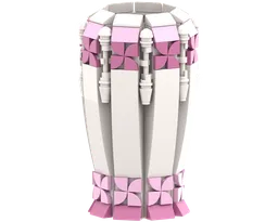 Vase for Botanicals Roses Cherry Blossom Lotus