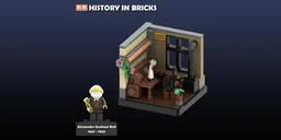 History in Bricks: #3 Alexander Graham Bell
