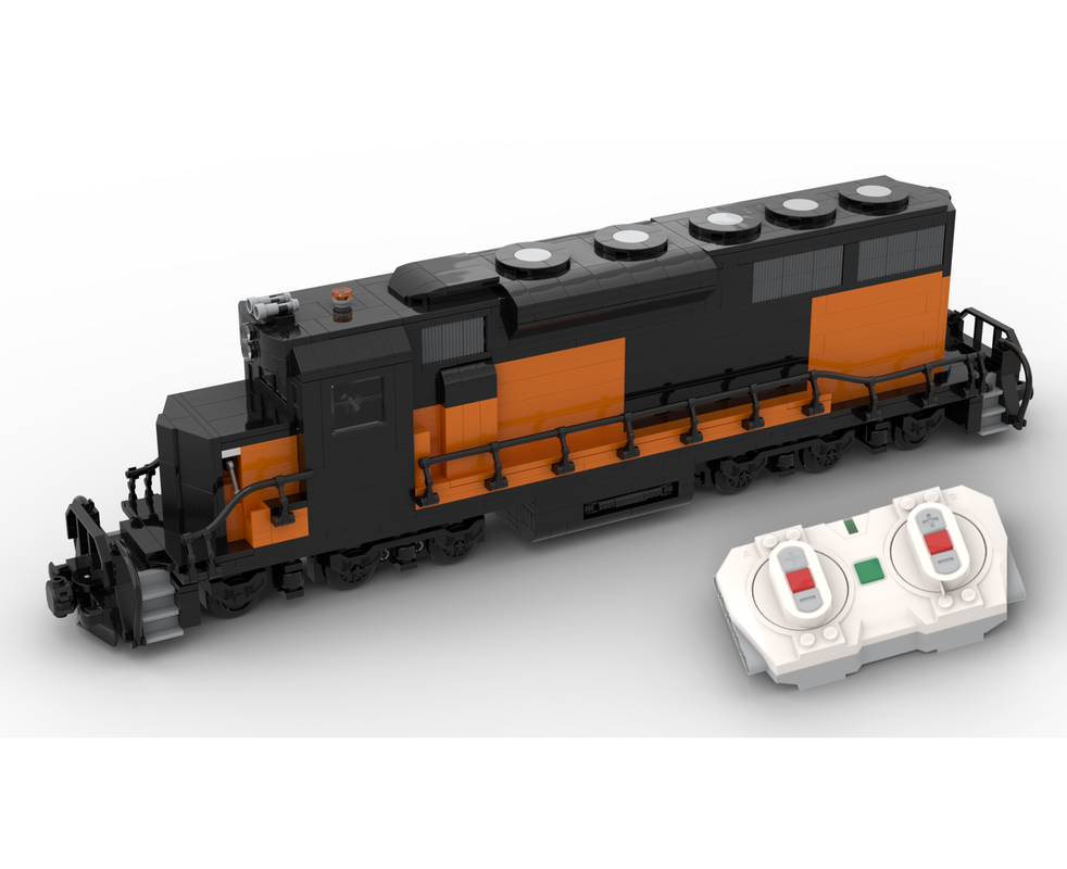 Lego Diesel-Electric Locomotive - EMD SD40-2 - MOC