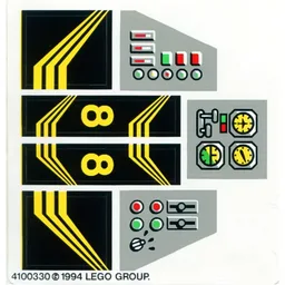 Sticker Sheet for Set 8425-1 / [No Color/Any Color]