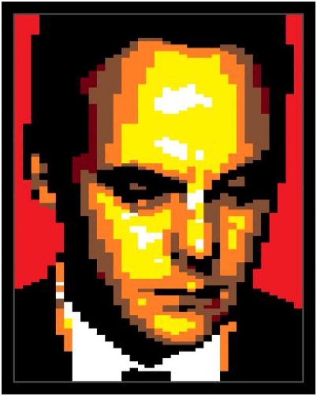 Lego ANT McPARTLIN (UK TV PRESENTER, ANT & DEC) CELEBRITY PORTRAIT