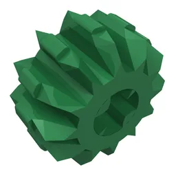 Technic Gear 12 Tooth Double Bevel / Green
