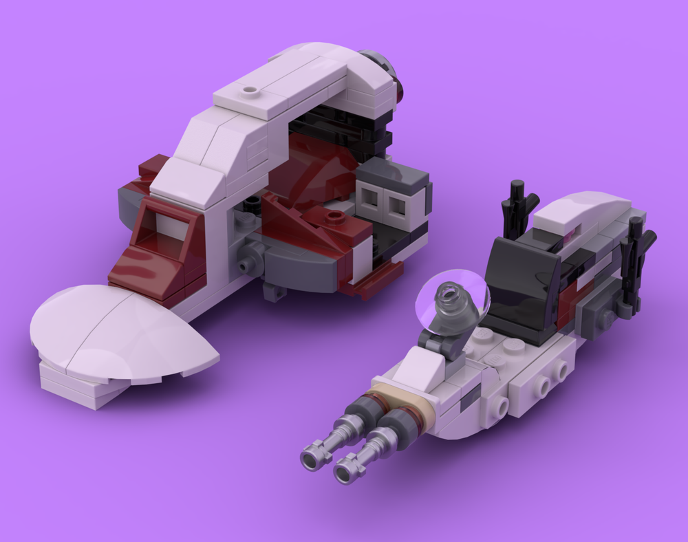 Lego Clone Swamp Speeders 75378 Alt Build