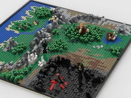 Miniature Map of Middle Earth
