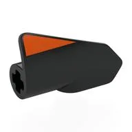 Technic Panel Fairing #7 3L Very Small Smooth, Side A with Orange Stripe Print