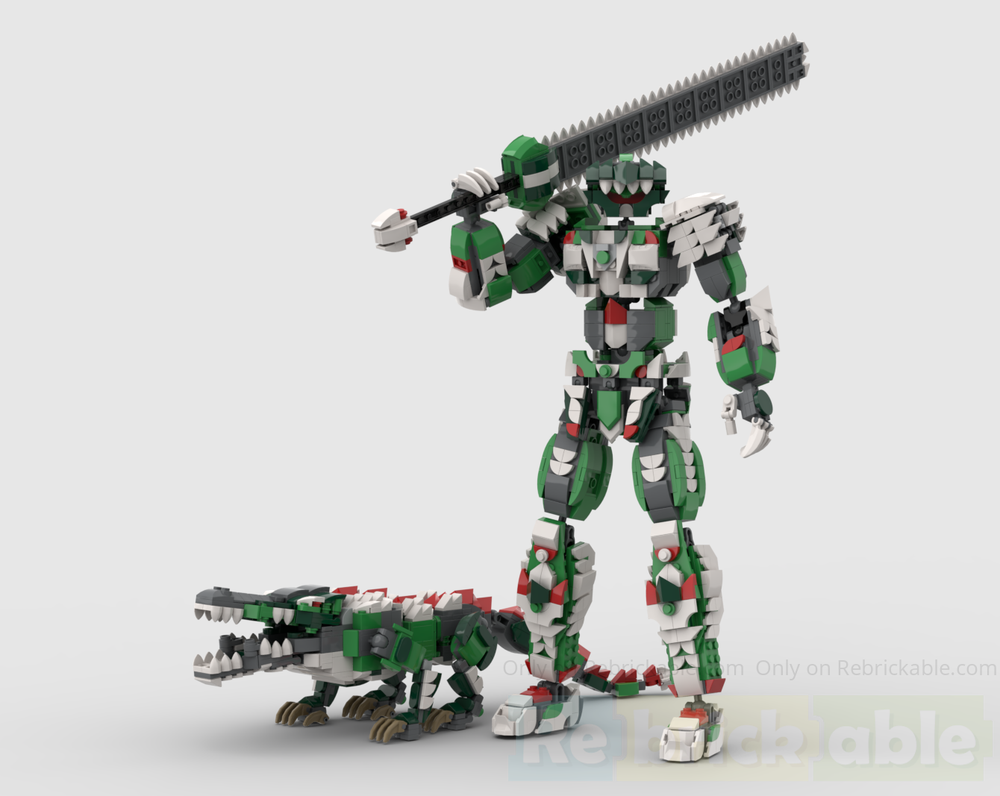 Lego Marsh Overlord & Marsh-Croc Squire