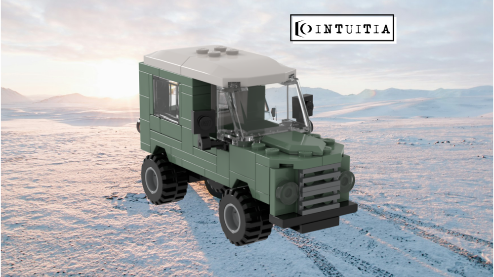 Lego Adventure Rover | Four-Stud-Wide Redesign in Sand Green