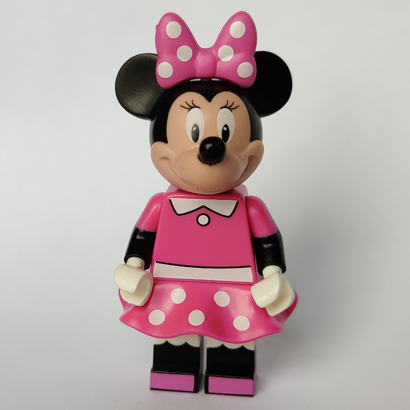 Lego Minnie Mouse with Dark Pink with White Spots Dress and Bow (CMF)