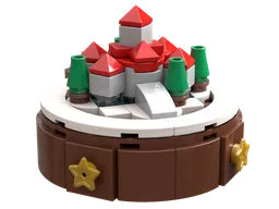 Peach's Castle Snow globe. Super Mario 64.