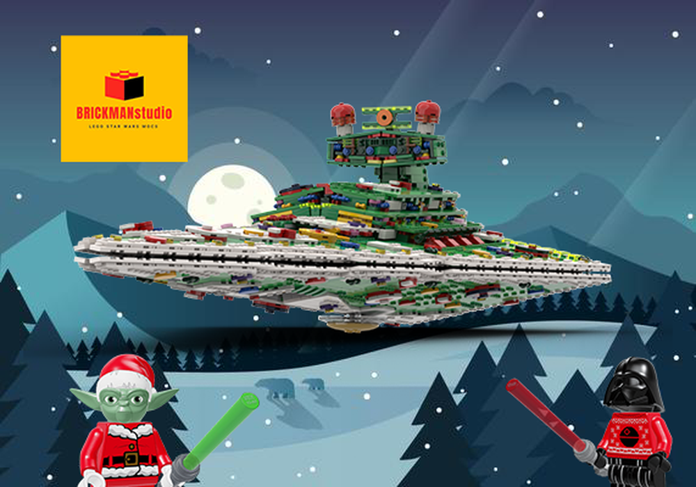 Lego SW UCS Imperial destroyer Christmas mode (Get the gift any Imperial unit of your choice)