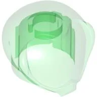 Helmet Round Bubble / Trans-Green