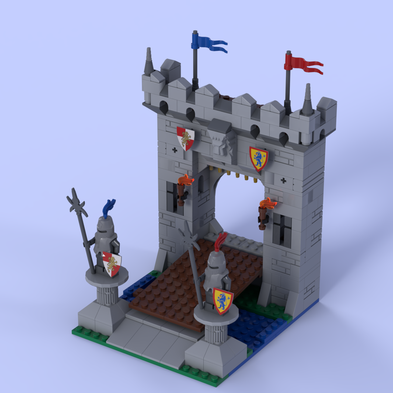 Lego Castle Inspired Dimensions Gateway portal MOC