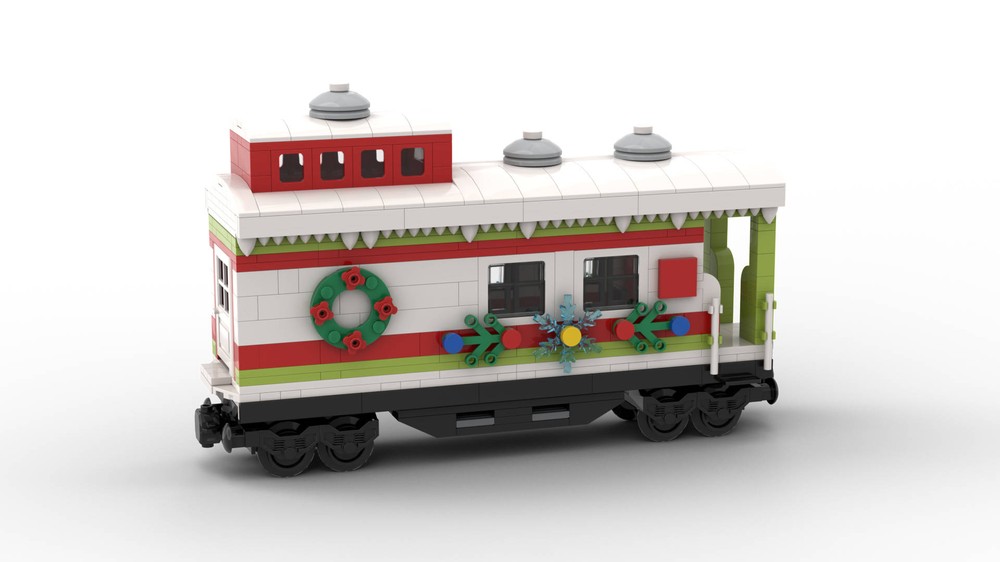 Lego Train - Wagon de Noël - Christmas wagon - MOC