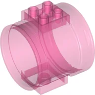 Tube, Slide Straight / Trans-Dark Pink
