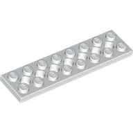 Technic Plate 2 x 8 [7 Holes] / White