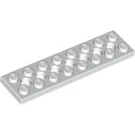 Lego Technic Plate 2 x 8 [7 Holes] / White