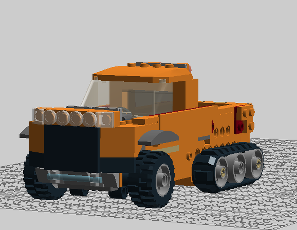 Lego Ford F150 Caterpillar Tracked Truck V3