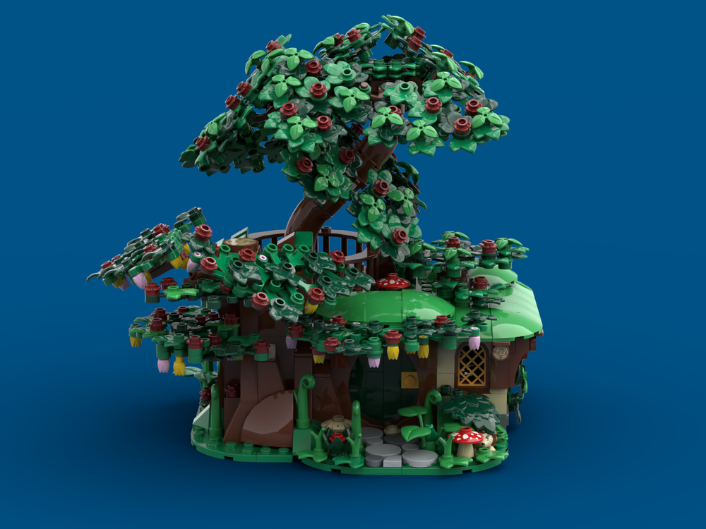 Lego Enchanted forest tiny house