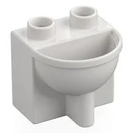 Duplo Bathroom Sink / White