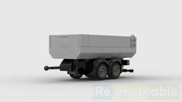 Centre-axle tipper trailer