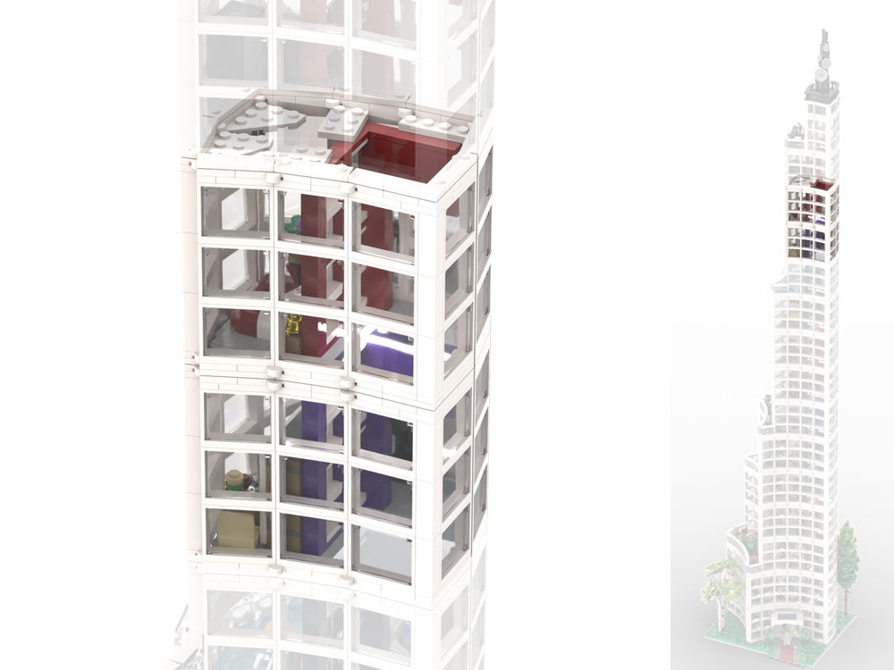 Lego Brickman Tower: Appartement (8⁄9)