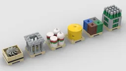 Pallets with freight (4x4)