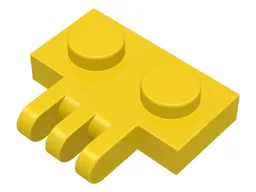 Hinge Plate 1 x 2 with 3 Fingers On Side