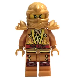 Kai in Golden Power Outfit