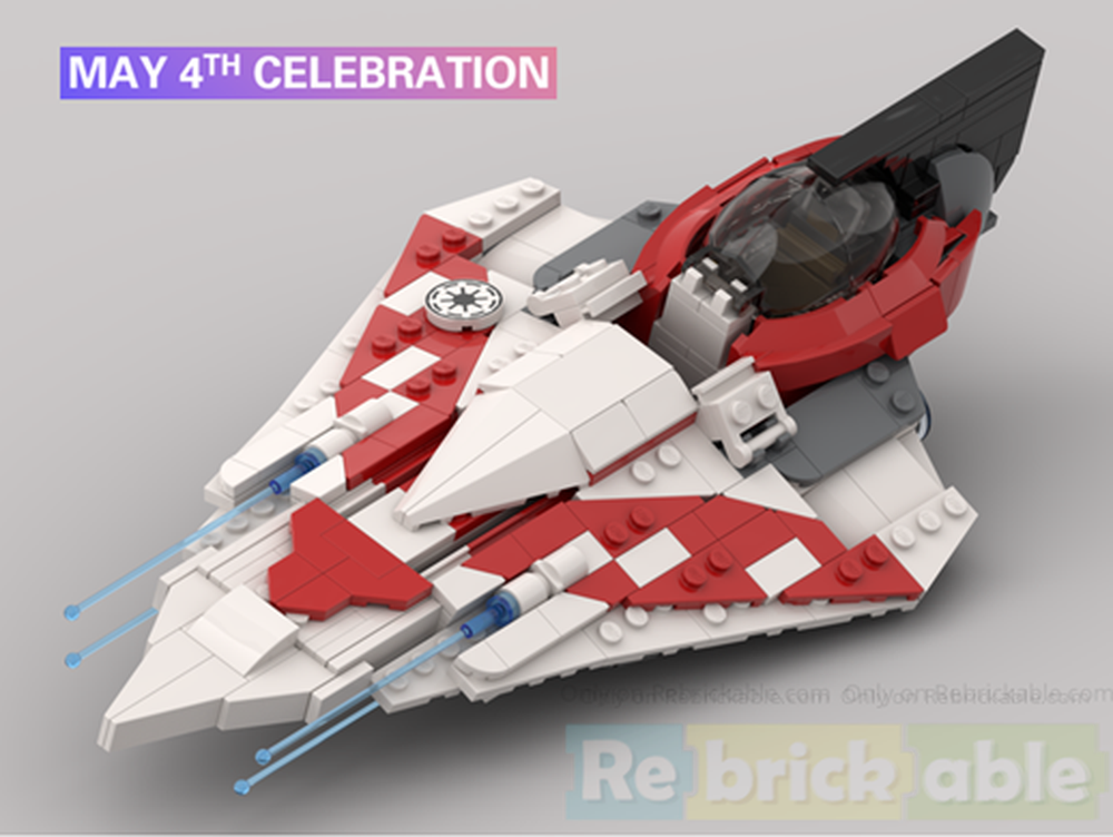 Lego Bobarian Afol's Delta-7B Aetherspite-Class Interceptor