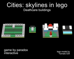 Deathcare Buildings(Cities: Skylines in Lego)